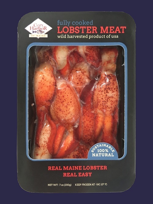 Cooked Lobster Claw Knuckle Meat - 18 x 200 gram