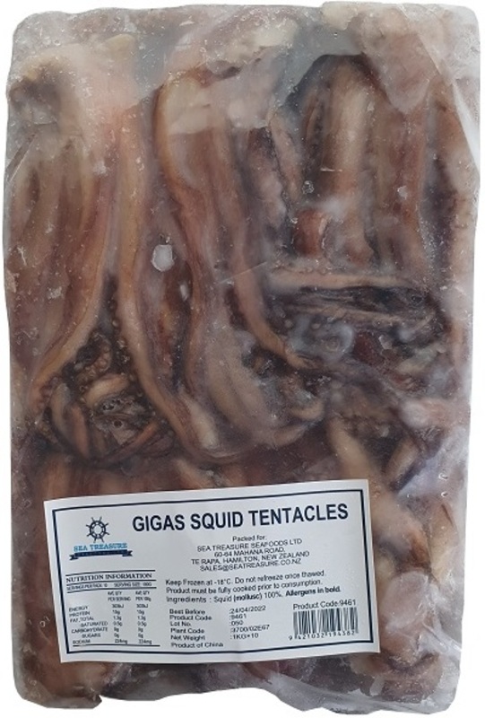 Gigas Squid Tentacles 80/120 - 10 x 1kg
