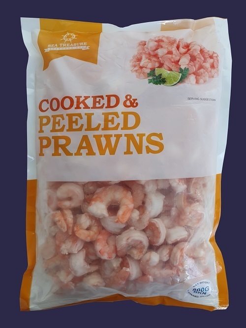 Shrimp Cooked & Peeled Medium - 10 x 800gram