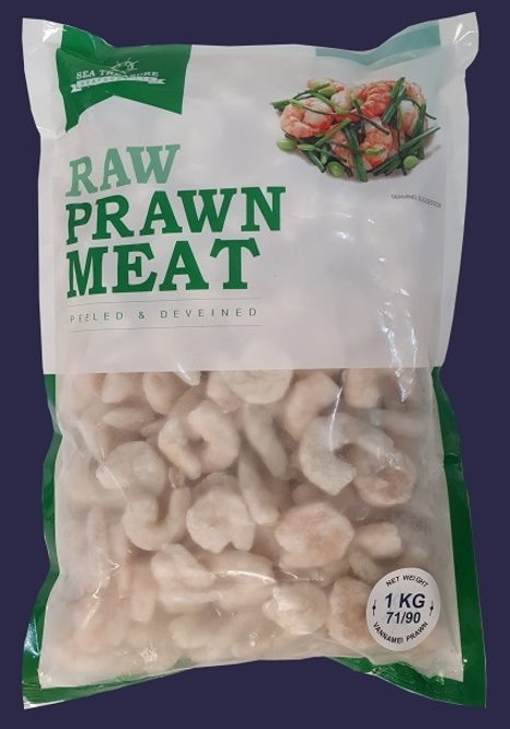 Prawn Meat Raw 71/90 - 10 x 1kg