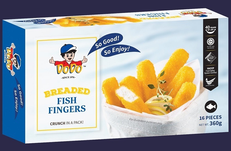 DoDo Breaded Fish Fingers - 20 x 360 gram