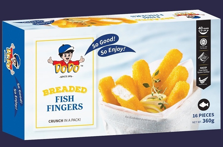 DoDo Breaded Fish Fingers with Cheese - 20 x 360 gram
